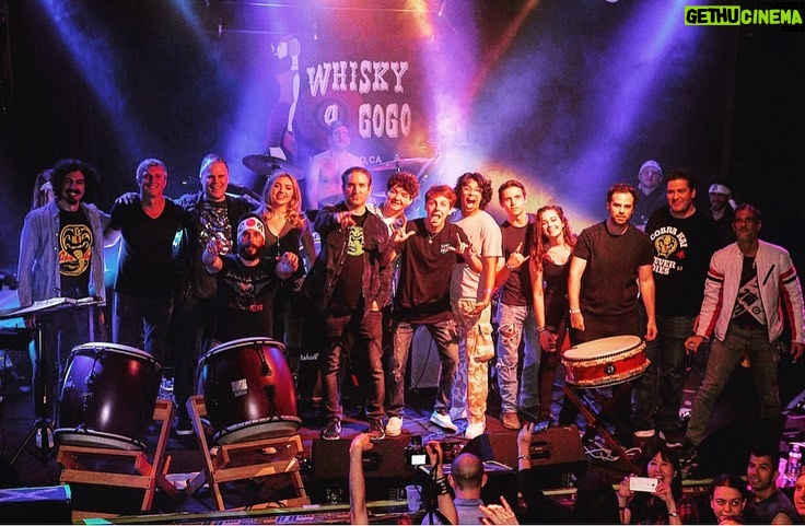 William Zabka Instagram - More shots from “Enter The Dojo: the Music Of Cobra Kai LIVE!” creators, writers & cast brought together by #CobraKai composers @zrobusa & @leobirenberg — @thewhiskyagogo