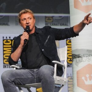 William Zabka Instagram - Great time at #SDCC! Awesome to meet @rosariodawson @fluffyguy  @originalfunko Ramping up for Cobra Kai Season 5! SEPTEMBER 9th .. are you READY?!! 👊🏼🦅