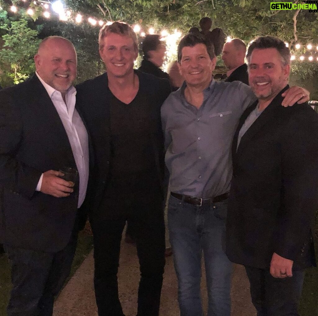 William Zabka Instagram - Great night celebrating the 20th Anniversary of Media Placement Entertainment — congrats @brittj67 !