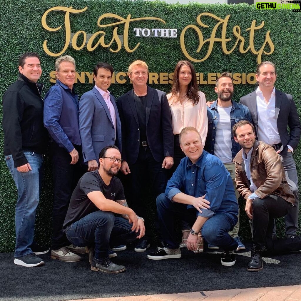 William Zabka Instagram - So proud to share the #fyc stage yesterday @sony with these incredible friends & artists @sptv @youtube #CobraKai