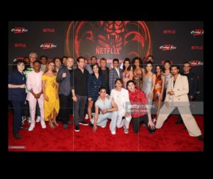 William Zabka Instagram - Great time at the Season 5 Premier of Cobra Kai last night! Your turn…. dropping at 12AM Pacific Time tonight DON’T BE LATE! 🦅