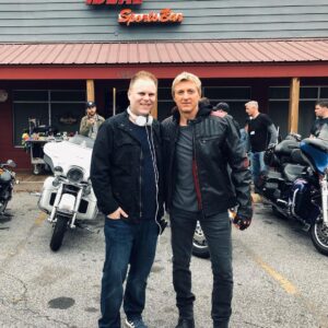 William Zabka Instagram - Happy Birthday to this Hot Tub Time traveler @healdrules! I swear he literally came from one and brought @cobrakaiseries with him. Happy Birthday Josh! #HotTubTimeMachine #CobraKai 🍻👊🏼🦅 Love from me & Ricky Steelman “One more bet!”
