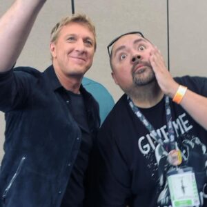 William Zabka Instagram - Great time at #SDCC! Awesome to meet @rosariodawson @fluffyguy  @originalfunko Ramping up for Cobra Kai Season 5! SEPTEMBER 9th .. are you READY?!! 👊🏼🦅