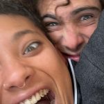 Willow Smith Instagram - BIG GRATITUDE to @eddiebenjamin for putting up with my shenanigans while masterfully playing damn near every instrument in the studio 🙏🏾 as you can see we had way too much fun making this track & I can’t wait for you all to transcend this earthly plane while listening … I know we did 👁️ 🪐NOV. 3🪐