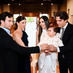 Ximena Navarrete Instagram - Bautizo 🕊️ Juanca … Gracias compadres @schecoperez @carolamtz1 los queremos mucho !!!