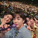 Xiumin Instagram - '사장돌마트'드라마 팬미팅 🤍🤍🤍 💛💙💚