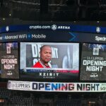 Xzibit Instagram - Blessed to be rockin the home opener for The @laclippers halftime show tonight…..with the legendary @latoiyawilliamsofficial kicking things off singing the national anthem! @djdense on the 1’s & 2’s @cryptocomarena @adrianscott @taydoevision
