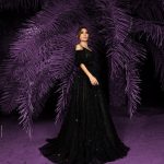 Yara Instagram - Lost in 💜✨ 📸 From yesterday’s wedding Dressed by: @labourjoisie @sharbel_azar 🖤 Jewelry: @samrajewellery Hair: @wassimsteve Contact lens: My collection “Lava Gray” @samacontactlens 👁 Photos by: @zobiansaadofficiall #Yara | #يارا . . . #يارا_لوفرز #yaralb_lovers #yarafans #يارا_فانز United Arab Emirates