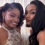 Yara Shahidi Instagram - OUR PRINCESS HAS OFFICIALLY SWAM ON TO EVERY BIG SCREEN AROUND THE WORLD 🧜🏾‍♀️🎥 @disneylittlemermaid is OUT everywhere which means everyone gets a chance to witness the absolute magic of @hallebailey ! I feel spoiled that I get to experience your warmth and talent in real life and can’t wait for your light to be shared with the world. Congratulations love 💕💕💕#LittleMermaid