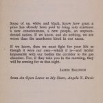 Yara Shahidi Instagram - #BlackHistoryMonth 📚 Today, I celebrate by acknowledging and honoring the power of our words • our solidarity • and our ever entwined causes. I was 13 when I first read James Baldwin’s short story, “Sonny’s Blues”. His writing made me feel as though I was watching a movie, as I flipped through the pages of my 9th grade English text book• and in the past ten years, I’ve often turned to Baldwin’s works as a way of giving voice to feelings that’s many times seem indescribable and intangible. This moment is no different • and as I ponder the letter he wrote to Dr. Angela Davis while she was imprisoned and facing attacks from President Nixon and FBI Director Hoover, the highest ranking US officials • With a simplicity and eloquence that reads like poetry, Baldwin identifies how the most dangerous thing we can think is that our struggles are separate. Solidarity is a knowingness that the pursuit of equity and freedom anywhere in the world is also personal pursuit of that same freedom. “If they take you in the morning, they will be coming for us that night.”