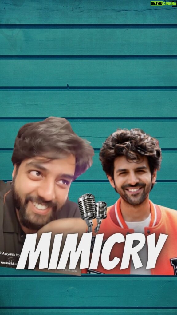 Yashraj Mukhate Instagram - 👻 #mimicry #kartikaaryan #akshaykumar #yashrajmukhate #bhoolbhulaiyaa2 #dubbing #notanad