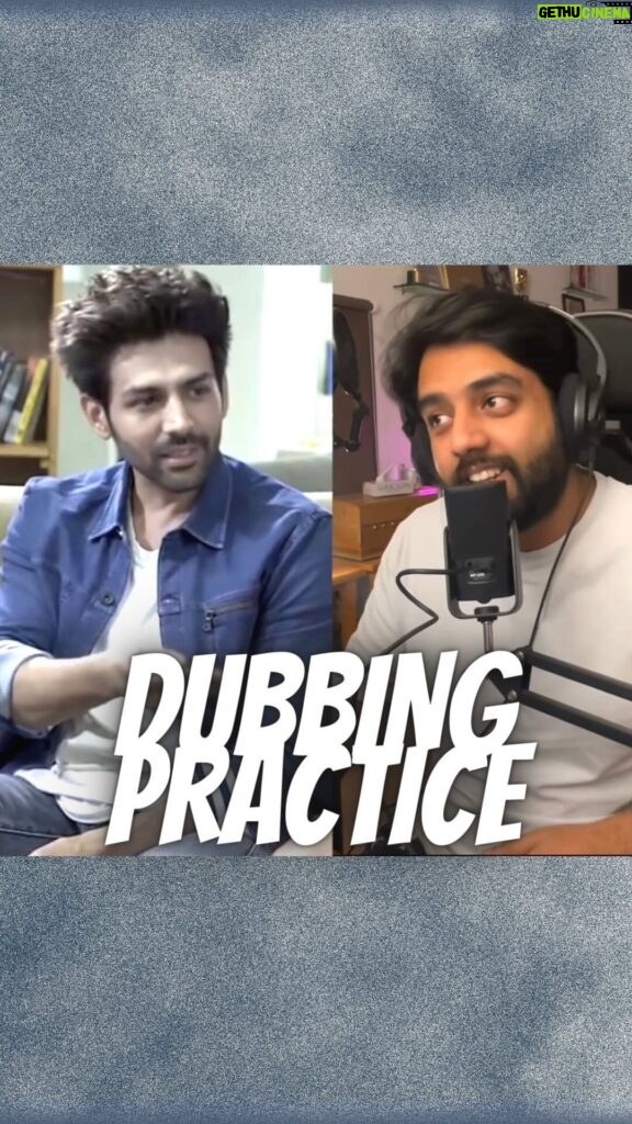 Yashraj Mukhate Instagram - Watched a lot of interviews @kartikaaryan gave for the #BhoolBhulaiyaa2 promotions, just thought of trying the tone 👻 Video source @theviralfever