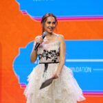 Yasmin Raeis Instagram - Thanks @creativeindmena for the amazing moments Styled by @nada_hussam Dress @rimacherfane Jewerly @iramjewelry_ Hair @michaelghabbour1 Makeup @bydanakhedr Photos by @elfaslaonline @cairoscene