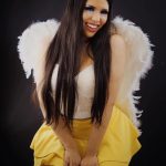 Yeri Mua Instagram - (Ultima foto yerimua chikita)👼🏻Siempre fui un angelito pero me gusta hacer cosas de diablita😈🫵🏻 MUAAAAA💋 📸: @henryjimenz Mexico City, Mexico