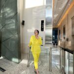 Yuanita Christiani Instagram - Happiness looks gorgeous in yellow💛 . Outfit @claire.ateliers @cynthiatan__ Brushed @donnaliong.makeup Hair @lynn.makeuphairdo
