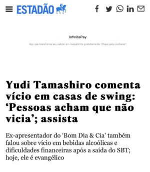 Yudi Tamashiro Instagram - Encarando mais um dia com matérias um pouco pesadas, só que desta vez não fui pego de surpresa, já imaginava que recortariam partes do meu testemunho para a mídia, numa tentativa de me envergonhar. 

No entanto, enxerguei essa situação de maneira positiva. É uma chance para aqueles que ainda não compreenderam o que Deus fez em minha vida. 

Convido você a acessar o (link da minha bio) e assistir ao meu testemunho completo.

A verdade é que nada escapa do controle de Deus. 
Hoje sou casado com meu primeiro amor @eumila e juntos estamos finalizando a reforma da nossa casa dos sonhos, experimento a paz que excede todo entendimento. Inclusive a minha esposa tbm teve sua vida transformada por Cristo.  Eu te convido a viver isso tbm 🙂

Assim que, se alguém está em Cristo, nova criatura é: as coisas velhas já passaram; eis que tudo se fez novo.
2 Coríntios 5:17 ❤️‍🔥