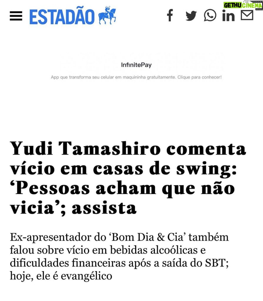 Yudi Tamashiro Instagram - Encarando mais um dia com matérias um pouco pesadas, só que desta vez não fui pego de surpresa, já imaginava que recortariam partes do meu testemunho para a mídia, numa tentativa de me envergonhar. No entanto, enxerguei essa situação de maneira positiva. É uma chance para aqueles que ainda não compreenderam o que Deus fez em minha vida. Convido você a acessar o (link da minha bio) e assistir ao meu testemunho completo. A verdade é que nada escapa do controle de Deus. Hoje sou casado com meu primeiro amor @eumila e juntos estamos finalizando a reforma da nossa casa dos sonhos, experimento a paz que excede todo entendimento. Inclusive a minha esposa tbm teve sua vida transformada por Cristo. Eu te convido a viver isso tbm 🙂 Assim que, se alguém está em Cristo, nova criatura é: as coisas velhas já passaram; eis que tudo se fez novo. 2 Coríntios 5:17 ❤️‍🔥 São Paulo, Brazil