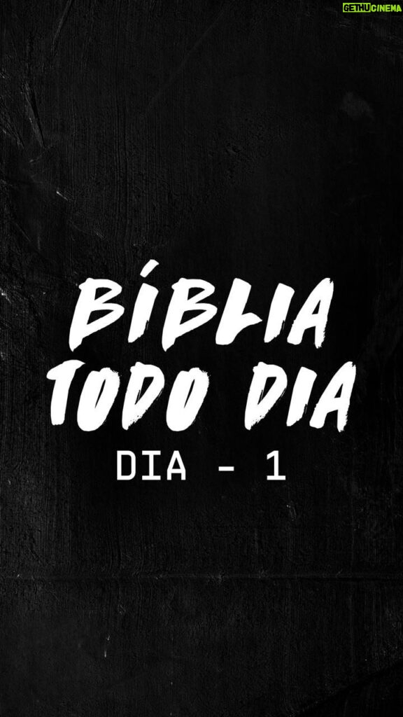 Yudi Tamashiro Instagram - BIBLIA TODO DIA - DIA 1 🌍