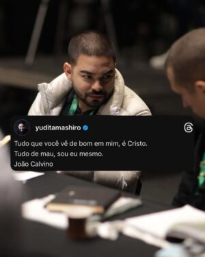 Yudi Tamashiro Instagram - Se dizemos que não temos pecados, estamos nos enganando, e não há verdade em nós. Mas, se confessarmos os nossos pecados a Deus, ele cumprirá a sua promessa e fará o que é correto: ele perdoará os nossos pecados e nos limpará de toda maldade.
1João 1:8-9

VOCÊ SE ENXERGA COMO UM PECADOR???