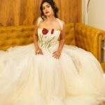 Yukti Kapoor Instagram - There's a balance in my life. There's reality, and there's the part that looks really glamorous, but we're all just people in the end….🙂 📸 @prashant.photography Styled by @Styleitupwithraavi Outfit by - @Datetheramp Designer : @gauriandnainika Jewellry by - @miranabymegha × @affiliates_pr Mua - @smrutibhurke_mua #gown #glamour #actorslife #starparivaar #kehdoontumhein #starplus