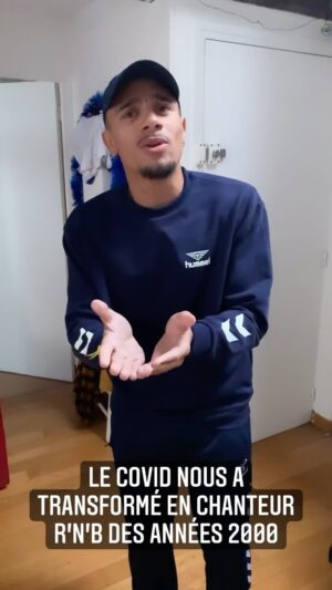 Mister V Instagram - Le covid nous a transformé en chanteur R’n’B des années 2000 #tismeysucré #lightskin