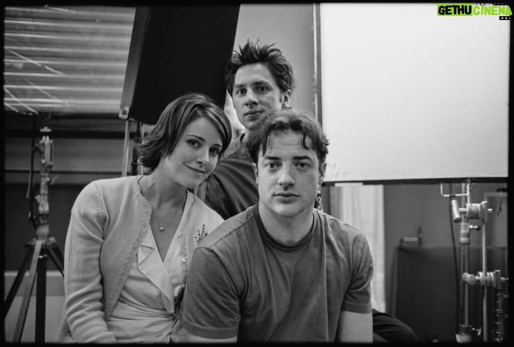 Zach Braff Instagram - This is a Brendan Fraser appreciation post ✨ Brendan was phenomenal to work with on #Scrubs, and it was such a pleasure to discover he is a fellow film photography geek. He introduced us to shooting old school polaroid film, & photography really brought us together. We have so many wonderful memories past and present of shooting cameras together and visiting his darkroom. We love you Brendan, and we hope you go all the way on #TheWhale! Xo Christa and Zach