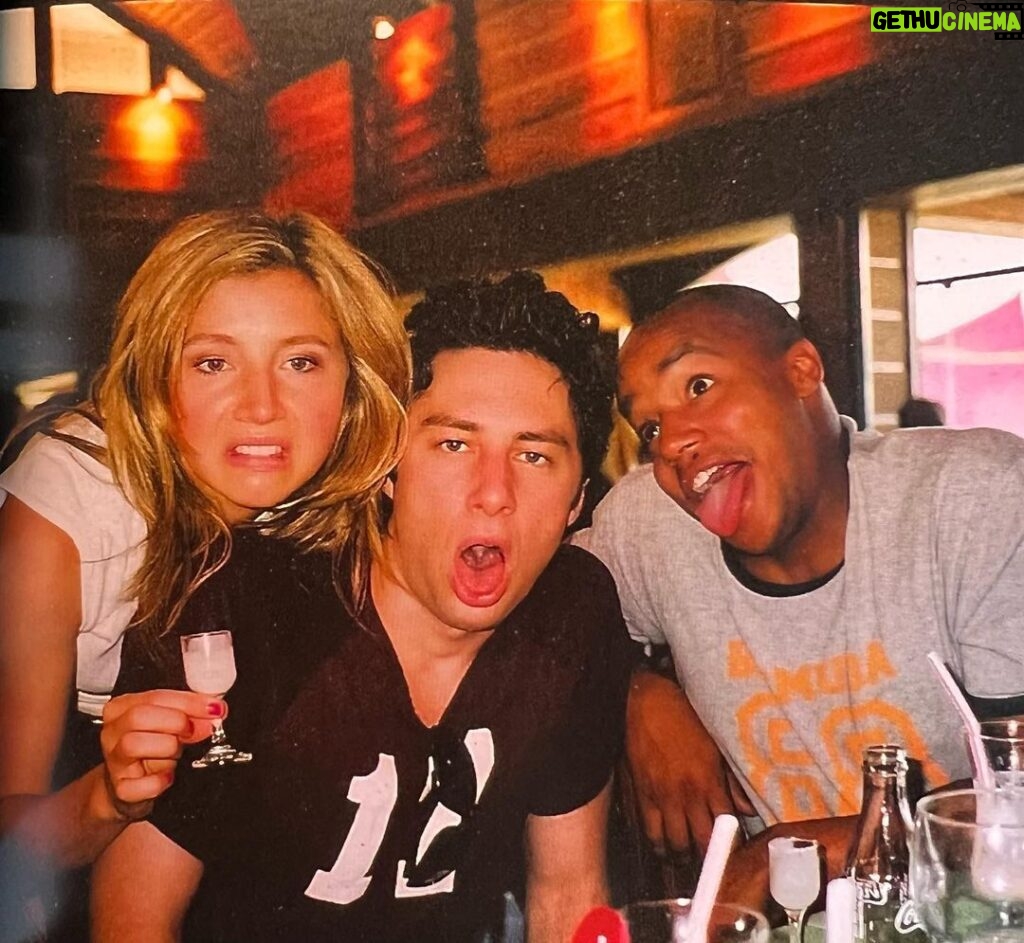 Zach Braff Instagram - Tequila shots in Mexico back in the day. New episode of the podcast is up now. Link in my bio. ❤️❤️❤️