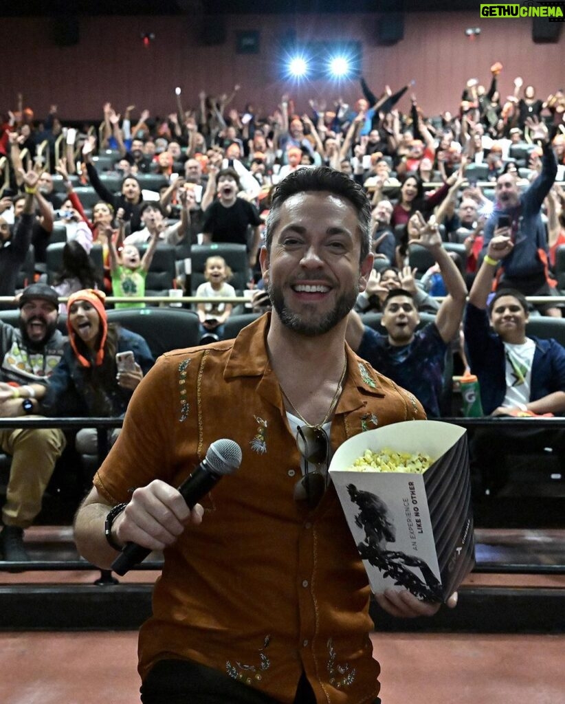 Zachary Levi Instagram - Miami! ⚡️Thank you to all our amazing @shazammovie fans for coming out! Styled by: @warrenalfiebaker Lewk: @percival_menswear Pants: @Dukeanddexter Watch: @montblanc Grooming: @mnmachado Miami, Florida