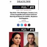 Zachary Levi Instagram - My career has been full of so many incredible surprises and gifts, and the hits just keep on comin! What a dream come true to collaborate with the great and powerful @rodriguez, a man who has shaped the Austin film scene AND this incredible genre! But more than that, to FINALLY team up with mi hermana @hereisgina after literal years of friendship is just the dreamiest. 🥰 @everlyeverywhere, @connoresterson, it’s an honor to be your movie spy-dad. I’ll do my best to steer ya right. 🙏 And as always, a massive thank you to my friends at @netflix and @skydance for seeing fit to bring me into the family. Now, let’s go save the world, shall we? 🤘😎🤘