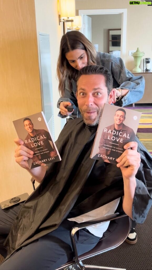 Zachary Levi Instagram - Well WHAT do we have here?! Advanced copies of #radicallovebook fresh off the press from @harpercollins Fresh cut by @mnmachado