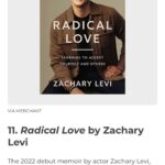 Zachary Levi Instagram - Wooow!!! Thank you @readersdigest for the incredibly humbling inclusion on your list of inspirational books! And at #11 to boot! 🫠🙏 To even be mentioned alongside these other books and writers is really too much. But I will accept it nonetheless with the biggest damn grin you ever did see. 😁🙌 #radicallovebook