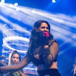 Zara Khan Instagram - Performing in ur hometown is a different high #mumbai thank u for being on 🔥🫶🏻 👅💋🤟🏻 . . . @itsganeshwaghela @candidly_ish @safasheikhbeauty @little_hair_poetry Nsci Dome Worli