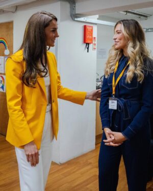 Zara McDermott Instagram - Today, The Princess of Wales & I visited the Dame Kelly Holmes Trust as part of the Shaping Us campaign and Mental Health Awareness Week. Hearing about the difficulties that young people are facing at schools are issues I’ve heard time and time again, especially from filming my documentaries over the last few years. I’m walking away from today feeling so incredibly inspired by Dame Kelly and all of the incredible work that herself and her team are doing to support young people who are struggling mentally at school, who are going through experiences that are tainting their teenage lives and need people behind them to keep pushing through. Experiences in our early years (ages 0-5) has a monumental, if not, complete impact on the adults we go onto become; and often our adolescence is a time when mental health issues that began through our childhood experiences can begin to show; and thus follow us into adulthood. It’s NEVER too late to make a change… and this programme supports that by mentoring students in group settings as well as assigning them athlete mentors to motivate & inspire them. Incredible work… I wish something like this existed when I was younger. 🤍🙌🏼congratulations to you Kelly for making such a huge difference and for putting your heart into creating something so wonderful. You have inspired me beyond words!🤍 #mentalhealthawarenessweek