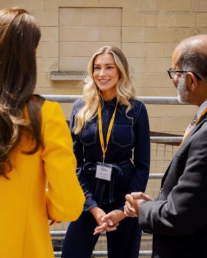 Zara McDermott Instagram - Today, The Princess of Wales & I visited the Dame Kelly Holmes Trust as part of the Shaping Us campaign and Mental Health Awareness Week. Hearing about the difficulties that young people are facing at schools are issues I’ve heard time and time again, especially from filming my documentaries over the last few years. I’m walking away from today feeling so incredibly inspired by Dame Kelly and all of the incredible work that herself and her team are doing to support young people who are struggling mentally at school, who are going through experiences that are tainting their teenage lives and need people behind them to keep pushing through. Experiences in our early years (ages 0-5) has a monumental, if not, complete impact on the adults we go onto become; and often our adolescence is a time when mental health issues that began through our childhood experiences can begin to show; and thus follow us into adulthood. It’s NEVER too late to make a change… and this programme supports that by mentoring students in group settings as well as assigning them athlete mentors to motivate & inspire them. Incredible work… I wish something like this existed when I was younger. 🤍🙌🏼congratulations to you Kelly for making such a huge difference and for putting your heart into creating something so wonderful. You have inspired me beyond words!🤍 #mentalhealthawarenessweek