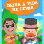 Zeca Pagodinho Instagram - “Deixa a vida me levar” (Serginho Meriti / Eri do Cais), um clássico lançado por Zeca Pagodinho, é o mais novo lançamento da Rádio Bita! O clipe já está no YouTube e a música em todas as plataformas digitais. Corre pra ver, ouvir e brincar com a criançada! ▶️ Links nos stories #mundobita #zecapagodinho #estreia #samba #PraTodosVerem Vídeo ilustrado com trecho do novo clipe do Mundo Bita “Deixa a vida me levar”. Na parte superior, em um fundo no formato de nuvem na cor laranja, há o texto “novo vídeo”.