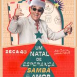 Zeca Pagodinho Instagram - Ho ho ho! Zeca Noel passando na sua timeline! Mande esse cartão de Natal para quem você gosta, e deseje esperança, amor e MUITO SAMBA! É só marcar seus amigos, familiares e crushs aqui nos comentários! 😉🎄♥️