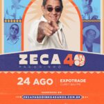 Zeca Pagodinho Instagram - ALÔ, CURITIBA!! 📢 No dia 24 de agosto, Zeca Pagodinho estará no Expotrade com a turnê #ZecaPagodinho40Anos! O show está repleto de sucessos que marcaram as 4 décadas de carreira do artista! 🎟 Os ingressos já estão à venda em ZecaPagodinho40anos.com.br! Bora sambar e ser feliz! 🥁😉