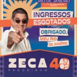 Zeca Pagodinho Instagram - INGRESSOS ESGOTADOS!!!! 💛✨️🎶🥂 A família do samba está chegando EM PESO aqui no Engenhão pra celebrar os 65 anos de vida e os 40 de carreira do Zeca Pagodinho!!! ISSO É QUE É FESTA!!!! TÁ CHEGANDO A HORAAAA!!!! 🥁🥁🥁🥁 Engenhão (Estádio Olímpico Nilton Santos)