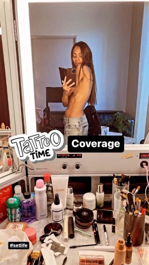 Zoe Saldaña Instagram - #worklife