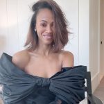 Zoe Saldaña Instagram - @ZoeSaldana x @makeupbyvera7 + @mararoszak x THR #BeautyIssue 2023 ✨💞💯 Pendry West Hollywood