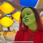 Zoe Saldaña Instagram - #friday #guardiansofthegalaxyvol3