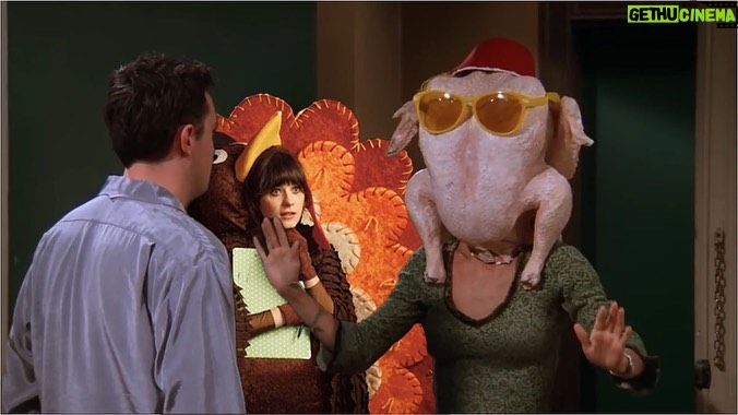 Zooey Deschanel Instagram - Nothing says thankful like making a cameo in all of the most iconic Thanksgiving episodes 🦃🥧