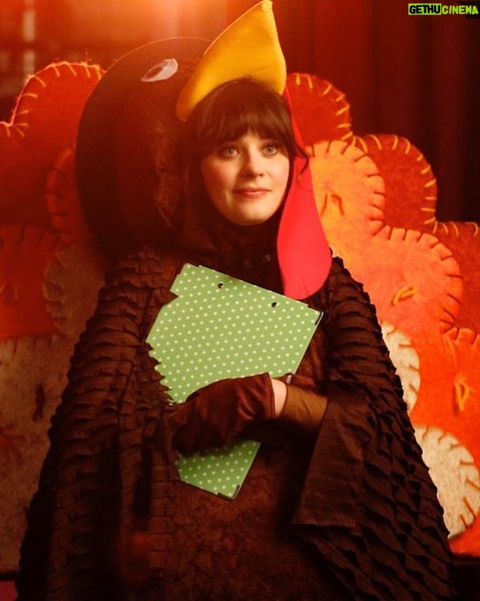 Zooey Deschanel Instagram - Planning my Thanksgiving outfit… wondering if I have this in the back of my closet somewhere.