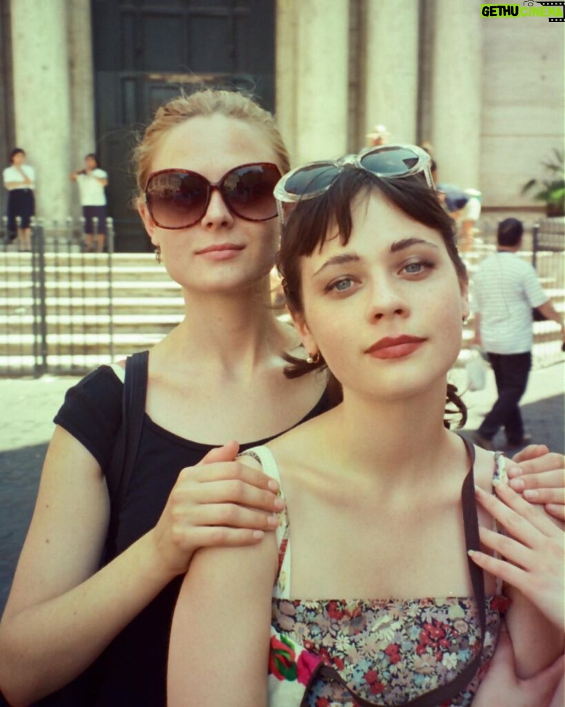 Zooey Deschanel Instagram - TBT Italy with Emily