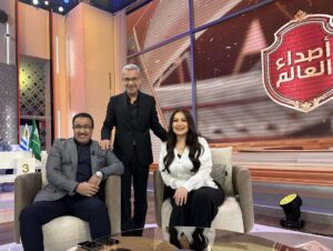 Zuhur Alaa Instagram - كنا بضيافة الاعلامي الراقي صاحب الروح الحلوه والطاقه الايجابيه مصطفى الآغا في برنامج #اصداء_العالم 
@mustafa_agha1 
@ahsan_dadosh