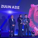 Zulin Aziz Instagram - Alhamdulillah 🤲🏻 Tahun ni Zulin terpilih salah seorang The 100 Most Influential Young Entrepreneurs 2023 ❤️ Tak pernah terfikir selama dalam bidang ni Nak dapat award. Bila tercalon tu memang speechless😭. Anugerah ni buat Zulin lebih semangat! Terima kasih Suami,Keluarga,Sahabat,peminat Yang selalu mendoakan saya 😘 Mari kerja keras lagi 💪🏽 @100miye.my @datokkchua . 👗 : @firziey_couture #100miye #100miye2023