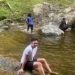 Zulin Aziz Instagram - Ada org nak mandi Air Terjun pulak dah. Aku tetap dengan kopok lekor aku 😋