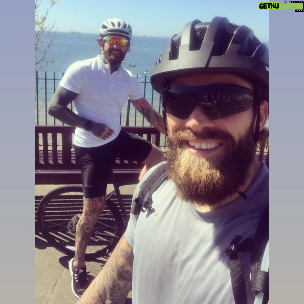 Aaron Chalmers Instagram - This time last week me and tez enjoying the beautiful coast line on a steady ride and now Fast forward 1 week and good old English weather is back 😒 @terryfukinchalmers Newcastle upon Tyne