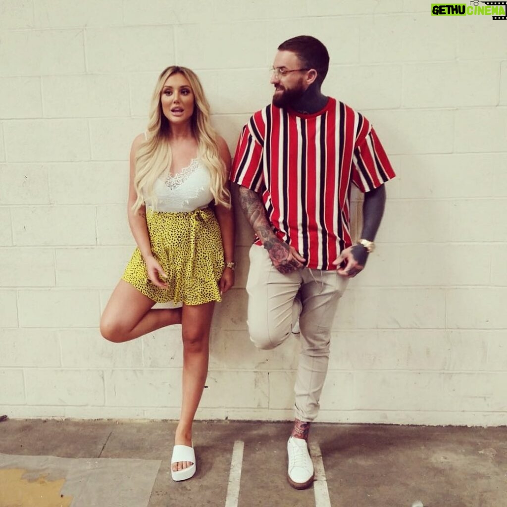 Aaron Chalmers Instagram - Back when me and @charlottegshore were having a laugh filming JTOU ❤
