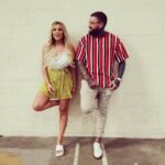 Aaron Chalmers Instagram – Back when me and @charlottegshore were having a laugh filming JTOU ❤️